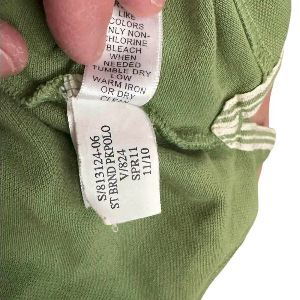 Men's Green Polo Shirt Med